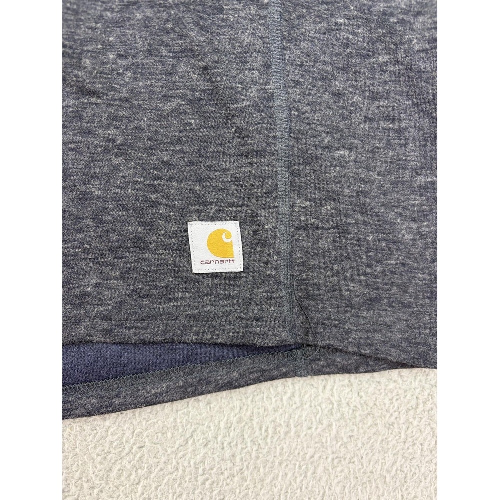 Carhartt Force Shirt Mens XLT Blue Heather Long Sleeve Thermal Workwear Mens - Picture 3 of 10